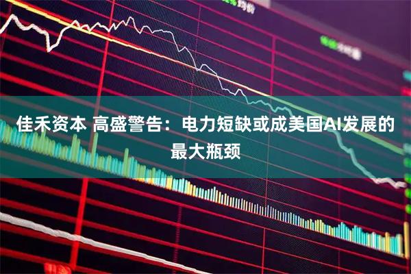 佳禾资本 高盛警告：电力短缺或成美国AI发展的最大瓶颈